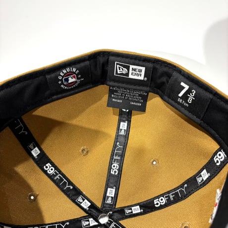 USA買付 NEW ERA 59FIFTY LA DODGERS TRAVEL PATCH CAP / CAMEL × BLUE NE-138