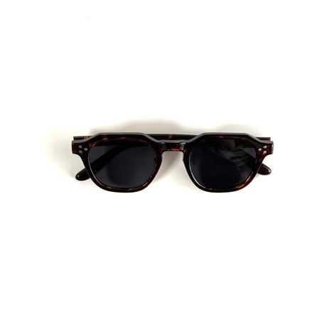 OLD SCHOOL RIVET SQUARE SUNGLASSES SG-02