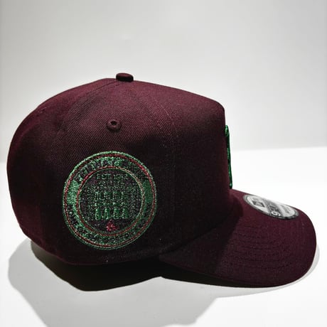 USA買付　EW ERA Boston Red Sox 9FORTY A-Frame Fenway Park Cap – Burgundy / Green NE-82