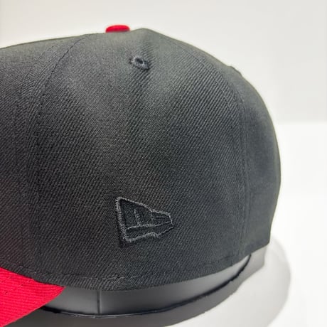 USA買付 NEW ERA  LA FLAME LOGO 100TH ANNIVERSARY SNAPBACK CAP BLACK / RED　 NE-99