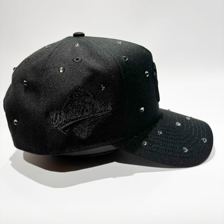 USA買付 New York Yankees Studded 9FORTY A-Frame  – Black / Black　NE-65