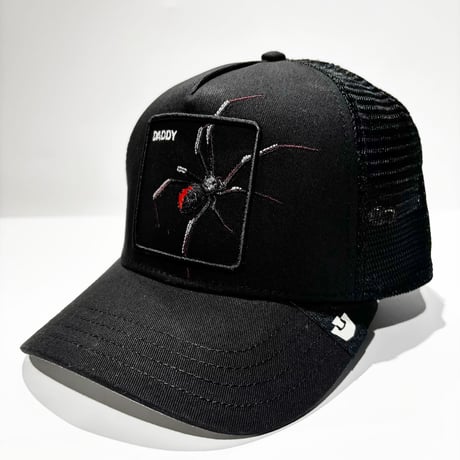 USA買付　GOORIN BROS. THE SUEDE SPIDER TRUCKER CAP BLACK　 US-36