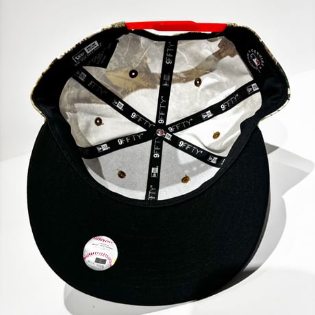 USA買付　NEW ERA 9FIFTY LOS ANGELES DODGERS REALTREE ORANGE POP SNAPBACK CAMO / BLACK　NE-118