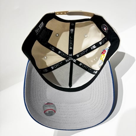 USA買付　NEW ERA 9FORTY A-FRAME LOS ANGELES DODGERS DODGER STADIUM 60TH ANNIVERSARY IVORY / BLUE　NE-114