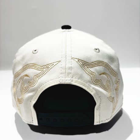 USA買付　NEW ERA 9FORTY A-FRAME CHICAGO WHITE SOX WESTERN STITCH CORDUROY CAP / STONE × BLACK　NE-120