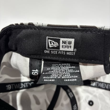 USA買付　NEW YORK YANKEES 19TWENTY ABSTRACT CAMO CAP – BLACK / WHITE / LIGHT BLUE　 NE-76