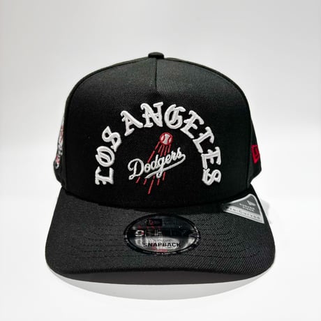 USA買付 New Era Los Angeles Dodgers Skull Black Prime Edition 9FIFTY A-Frame Snapback Hat　　 NE-57