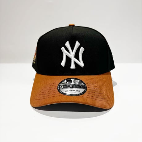 NEW ERA 9FORTY A-FRAME NEW YORK YANKEES COOPERSTOWN BLACK / ORANGE　NE-113