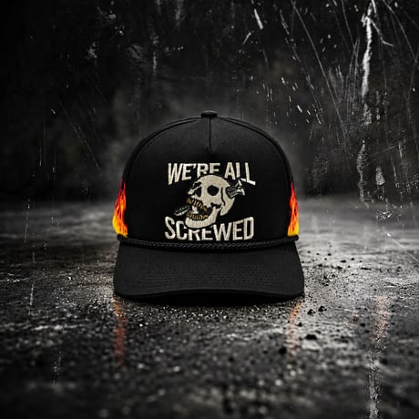 USA買付 FIELD GRADE BEWARE OF DOG オールツイル スナップバックキャップ / BLACK  US-49