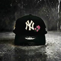 USA買付 NEW ERA 9FORTY A-FRAME NEW YORK YANKEES ROSE 1996 WORLD SERIES CAP BLACK　 NE-96