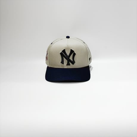 USA買付  NEW YORK YANKEES FANATICS COOPERSTOWN COLLECTION SNAPBACK CAP – BEIGE / NAVY　 US-18