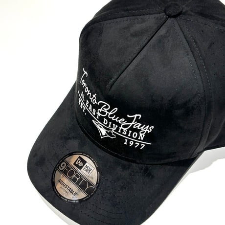 USA買付 NEW ERA 9FORTY TORONTO BLUE JAYS SUEDE LIKE CAP / BLACK NE-133
