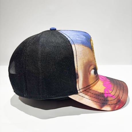USA買付　GOORIN BROS. PANTHER PORTRAIT GRAPHIC TRUCKER CAP BLACK / PINK　 US-39