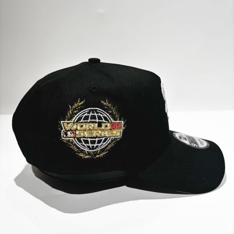 USA買付 NEW ERA 9FORTY A-FRAME CHICAGO WHITE SOX ROSE 2005 WORLD SERIES CAP BLACK　 NE-97