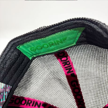USA買付　GOORIN BROS. PANTHER PORTRAIT GRAPHIC TRUCKER CAP BLACK / PINK　 US-39