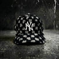 USA買付　9FORTY A-FRAME NY  “FRAYED CHECKERBOARD” SNAPBACK CAP　NE-87