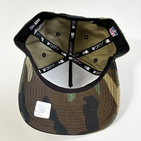 USA買付　NEW ERA 9FORTY Detroit Lions Camo Adjustable Cap – Woodland Camo　NE-40