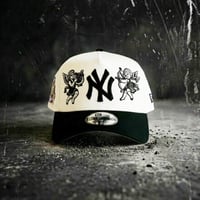USA買付　NEW ERA 9FORTY A-FRAME NEW YORK YANKEES CHERUB SUBWAY SERIES TWO TONE SNAPBACK CAP　NE-85
