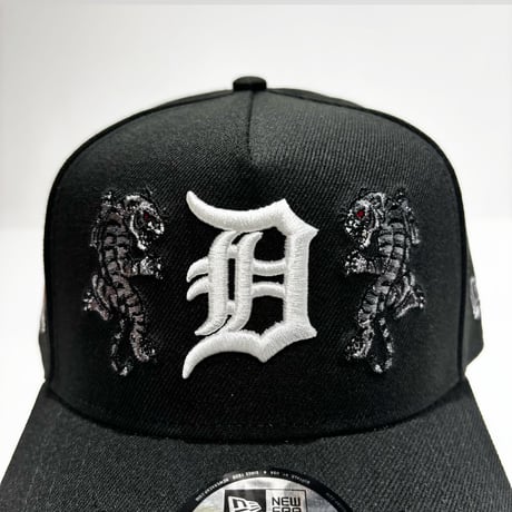 USA買付 DETROIT TIGERS “DOUBLE TIGER” 2005 ALL-STAR GAME SNAPBACK CAP - BLACK　NE-88
