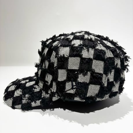 USA買付　9FORTY A-FRAME NY  “FRAYED CHECKERBOARD” SNAPBACK CAP　NE-87