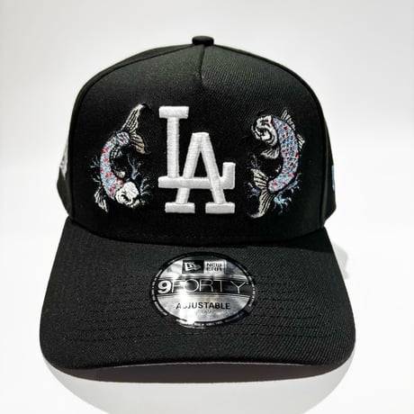 USA買付  Los Angeles DodgersTokyo Series Koi Black Prime Edition 9FORTY A-Frame　NE-63