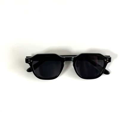 OLD SCHOOL RIVET SQUARE SUNGLASSES SG-02