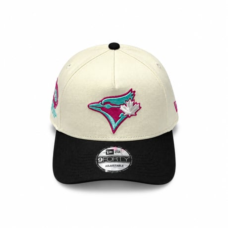 USA買付 NEW ERA 9FORTY TORONTO BLUE JAYS ROGERS CENTRE TWO TONE CAP / IVORY × BLACK NE-132