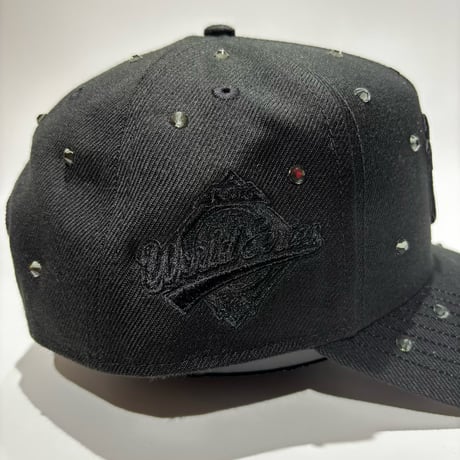 USA買付 New York Yankees Studded 9FORTY A-Frame  – Black / Black　NE-65