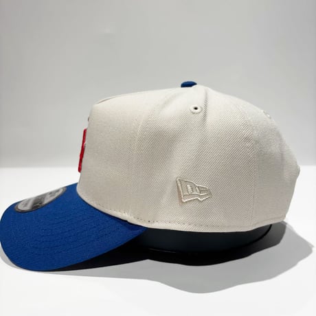 USA買付　NEW ERA 9FORTY A-FRAME LOS ANGELES DODGERS DODGER STADIUM 60TH ANNIVERSARY IVORY / BLUE　NE-114