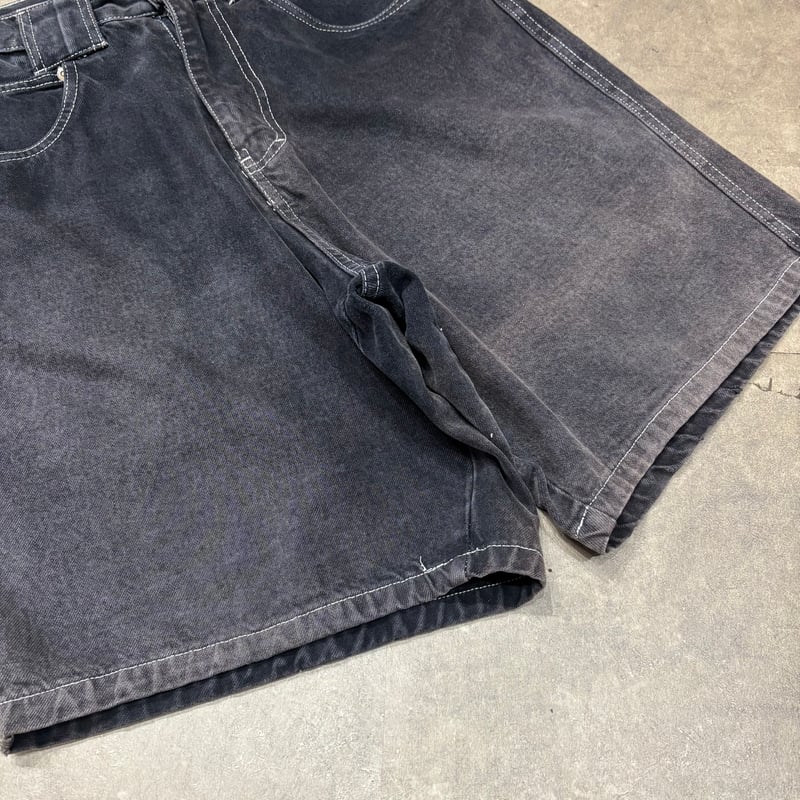 90s Plan B Skateboards Black Denim Shorts | Sni