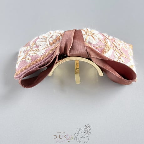 インド刺繡のポニーフック