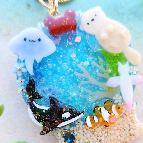 水族館風キーホルダー