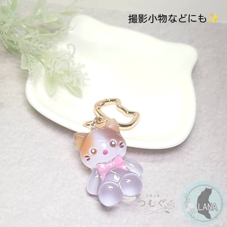 【猫の日限定！】にゃんこフェイスのストーンレジントレー