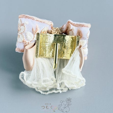 インド刺繡のポニーフック