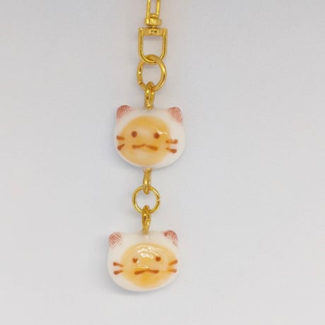 シャム猫まんじゅうのキーホルダー