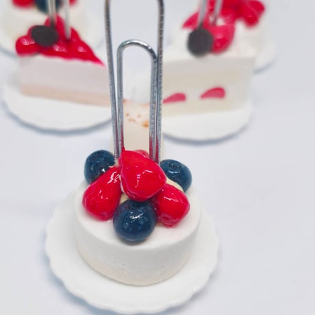 ショートケーキのメモスタンド