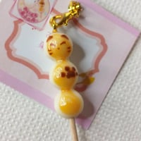 みたらし団子猫のストラップ