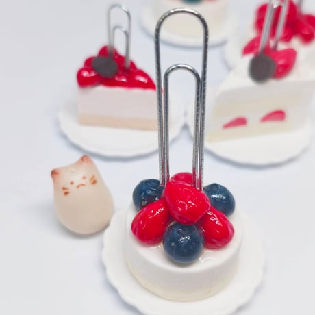 ショートケーキのメモスタンド