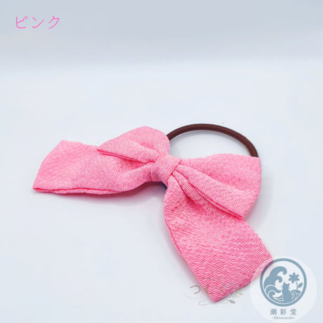 【推し活特集！】ちりめんリボンのヘアゴム