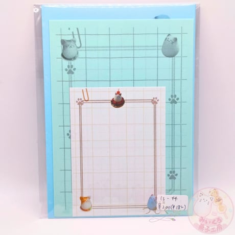 もちにゃのお手紙セット