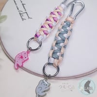 【猫の日限定！】ねこちゃんチャーム付きキーリングホルダー