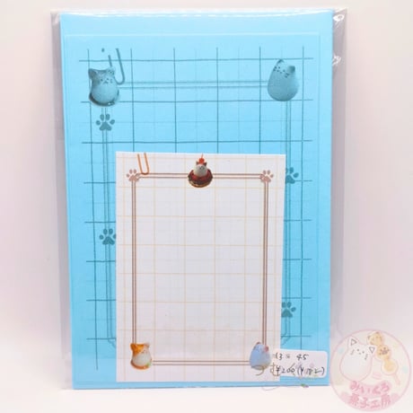 もちにゃのお手紙セット