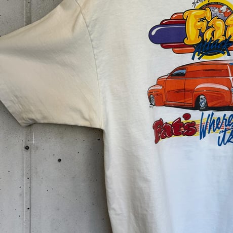 80s90s FAT JACK 両面プリント USA製 Tシャツ XL