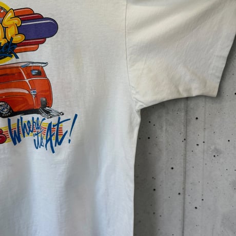 80s90s FAT JACK 両面プリント USA製 Tシャツ XL