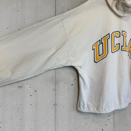 USA製 UCLA ハーフジップ アノラック生成り プルオーバー