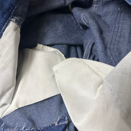 ヴィンテージ ペインター 白ステッチ SCOVILL 濃紺