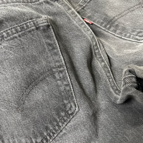 90s USA製 Levi’s 501 ブラックデニム W33 L32 ボタン裏532