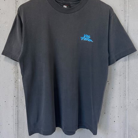 90s USA製 NO FEAR 墨黒Tシャツ サイズL