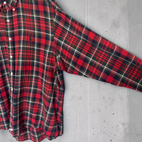 90s Ralph Lauren ボタンダウン チェックシャツ XLサイズ