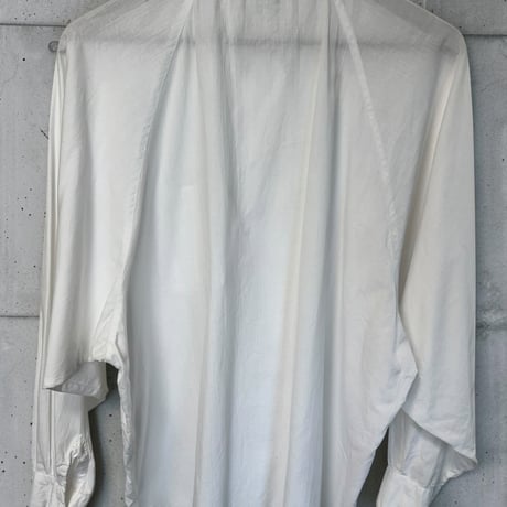 スタンドカラー ダブルボタン コットンシャツ 52